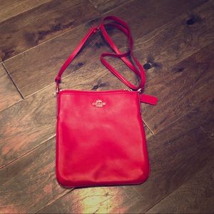 Red Coach Crossbody